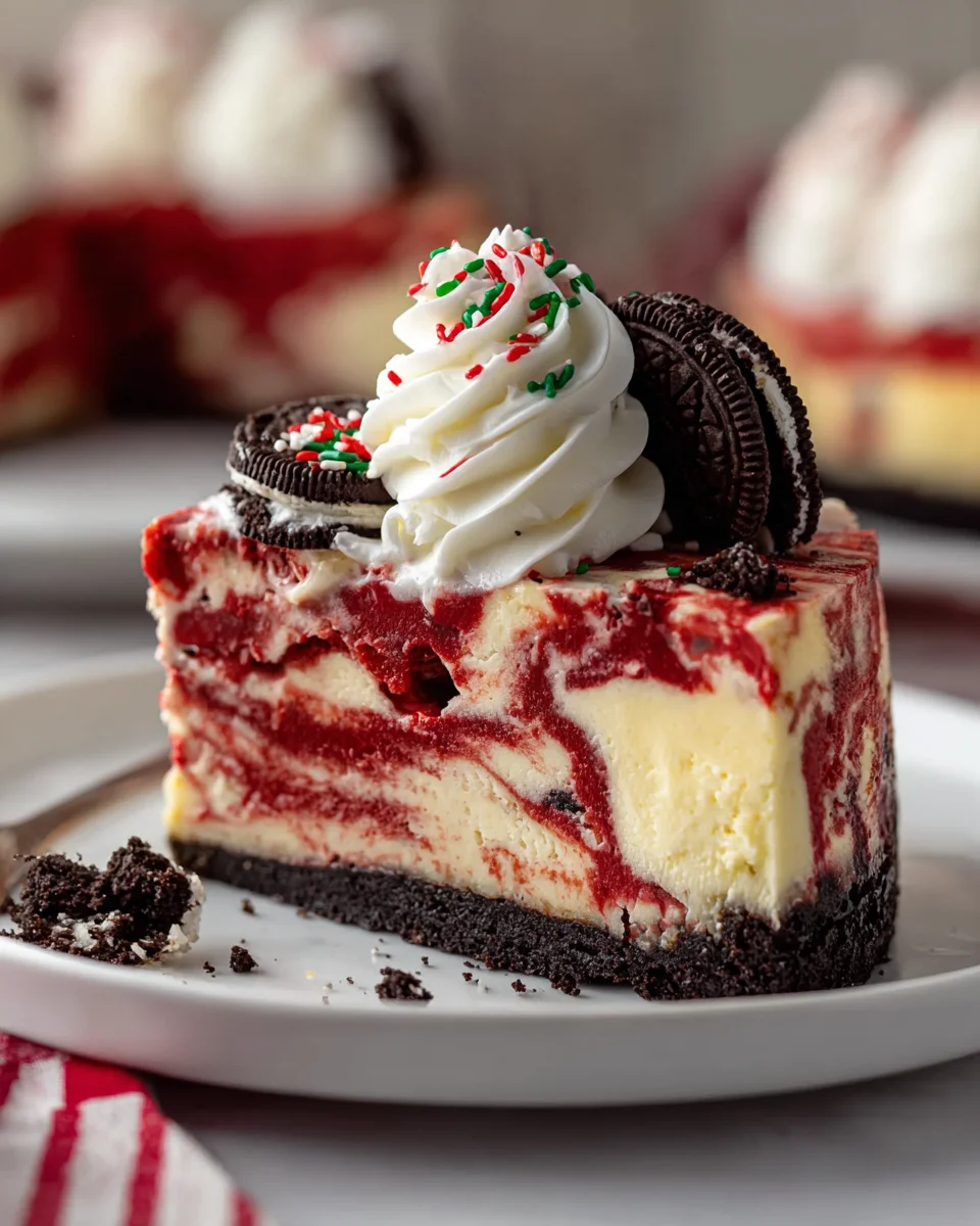 Best Christmas Red Velvet Cheesecake for Your Holiday