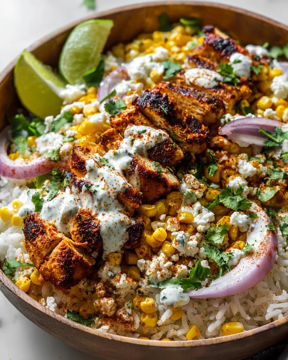 Tasty Street Corn Chicken Bowl Recipe: Easy & Flavorful
