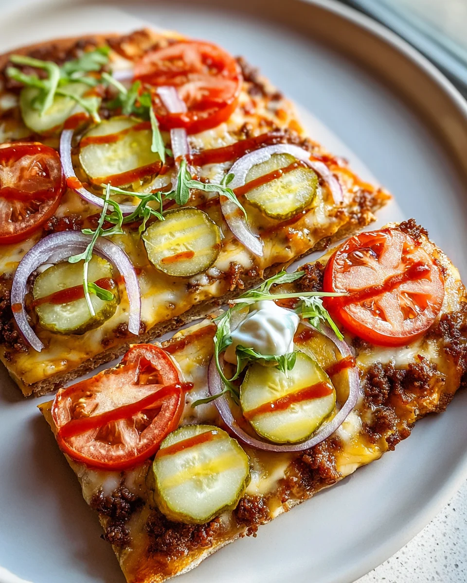 Delicious Cheeseburger Flatbreads Recipe for Quick Meals!