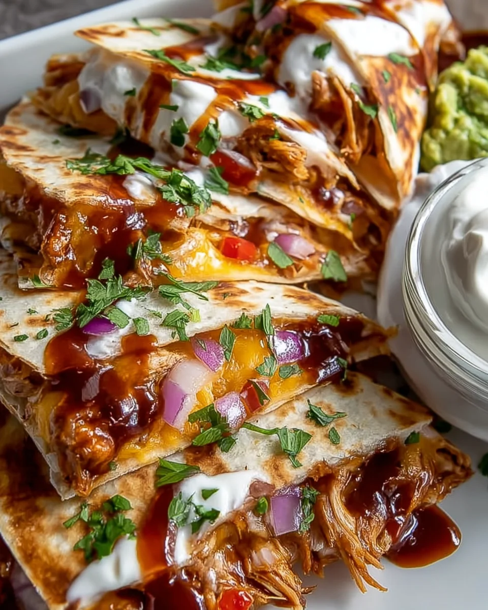Hot Honey BBQ Chicken Quesadillas: A Sweet and Spicy Delight