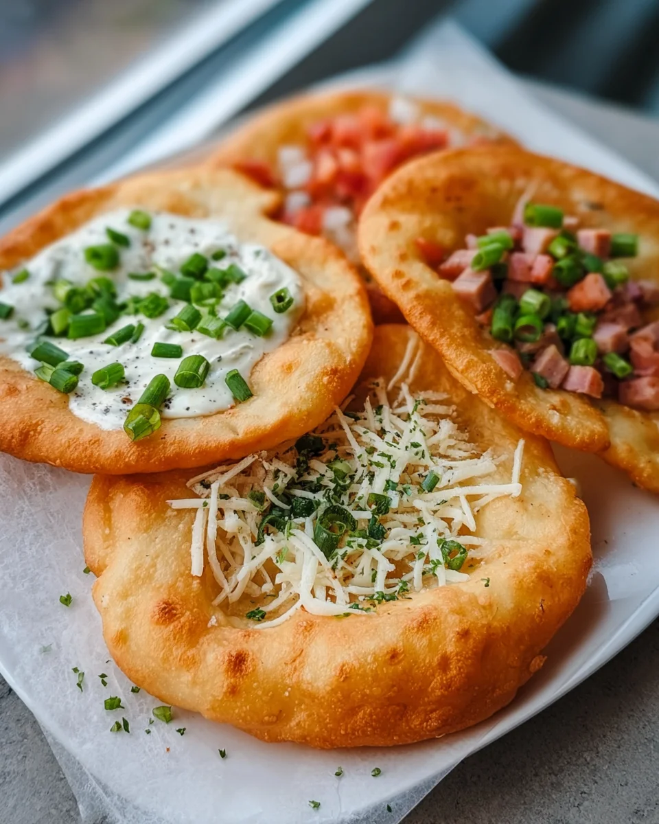 Crispy Air Fryer Langos Recipe - Deliciously Easy Snack!