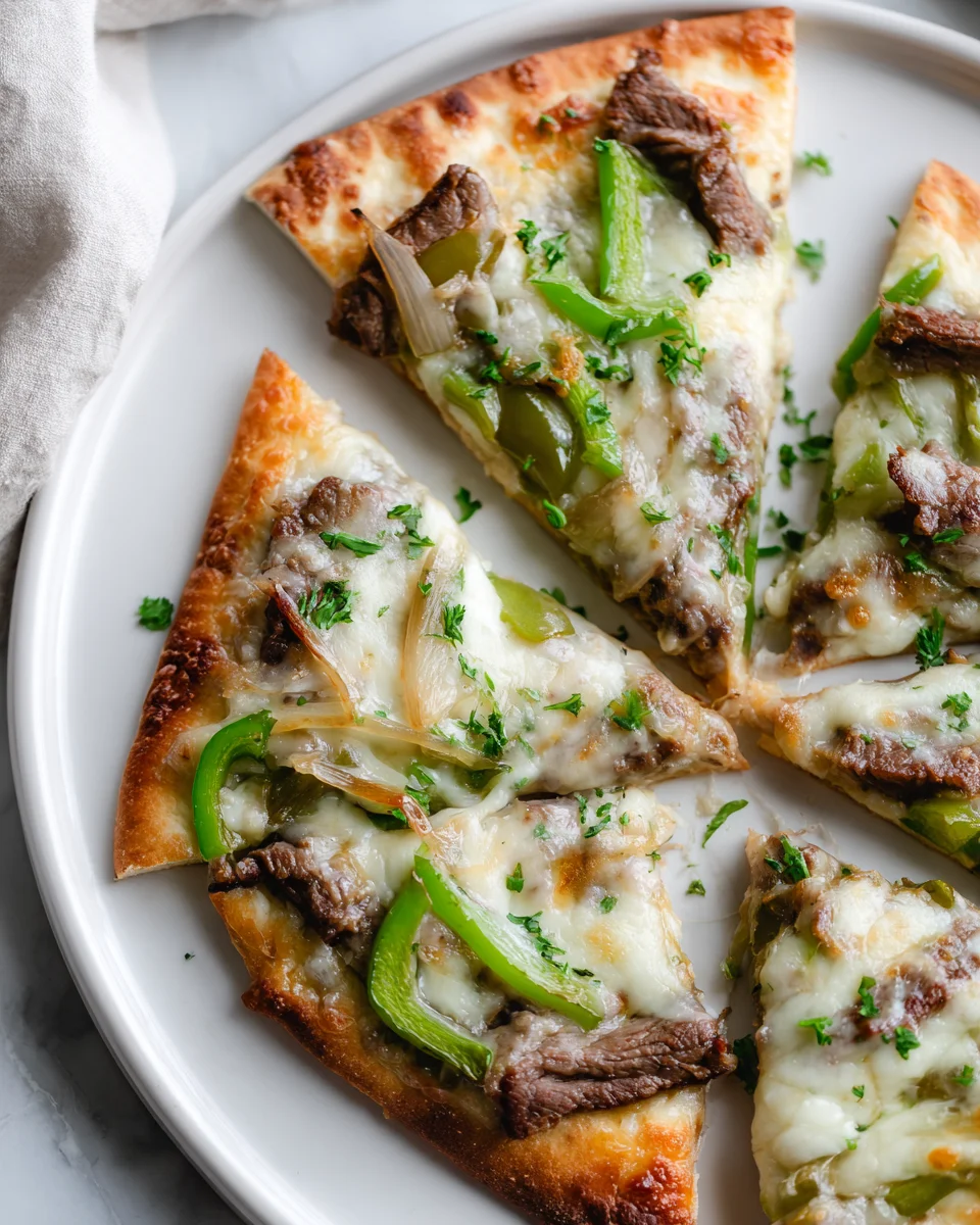 Delicious Philly Cheesesteak Flatbread Pizza Recipe to Try!