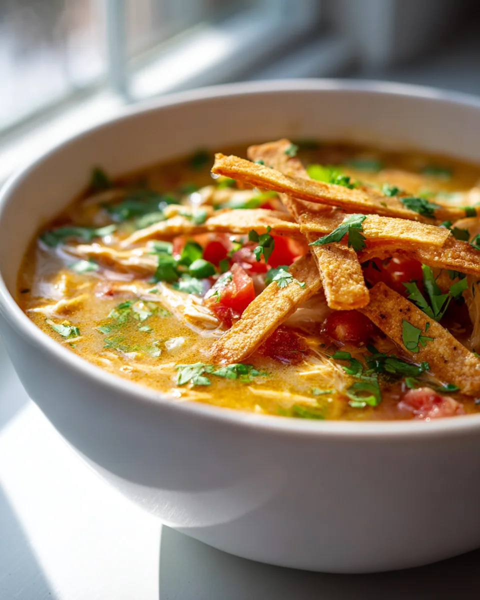 Easy Chicken Tortilla Soup Recipe – Quick & Delicious!