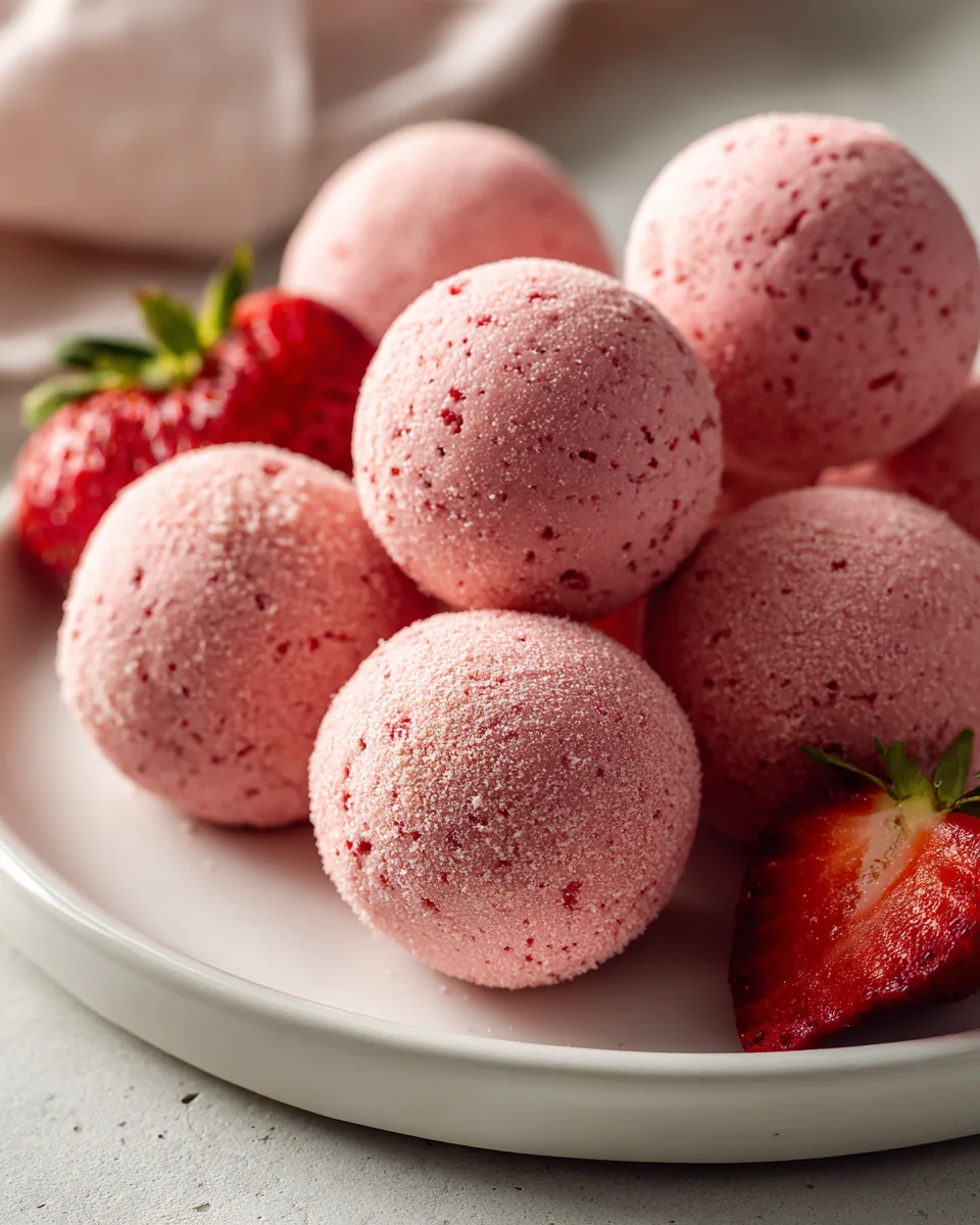 Decadent Strawberry Cheesecake Truffle Balls Recipe