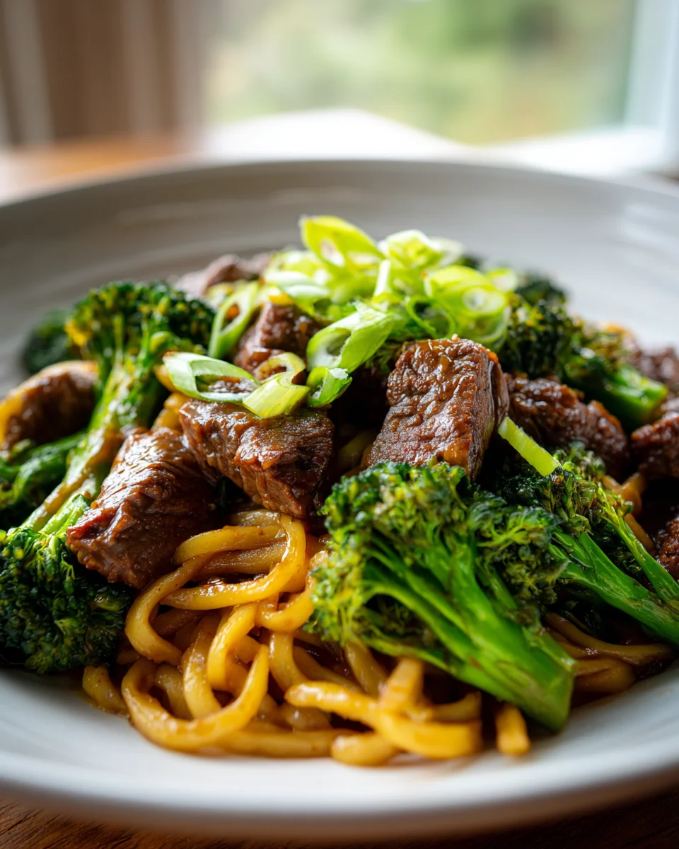 Crispy Beef Broccoli Noodles: A Delicious Chinese Delight