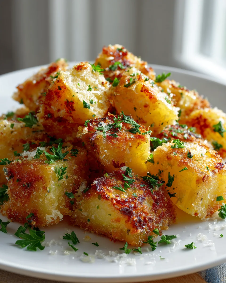 Crispy Parmesan Crusted Potatoes: Must-Try Recipe!