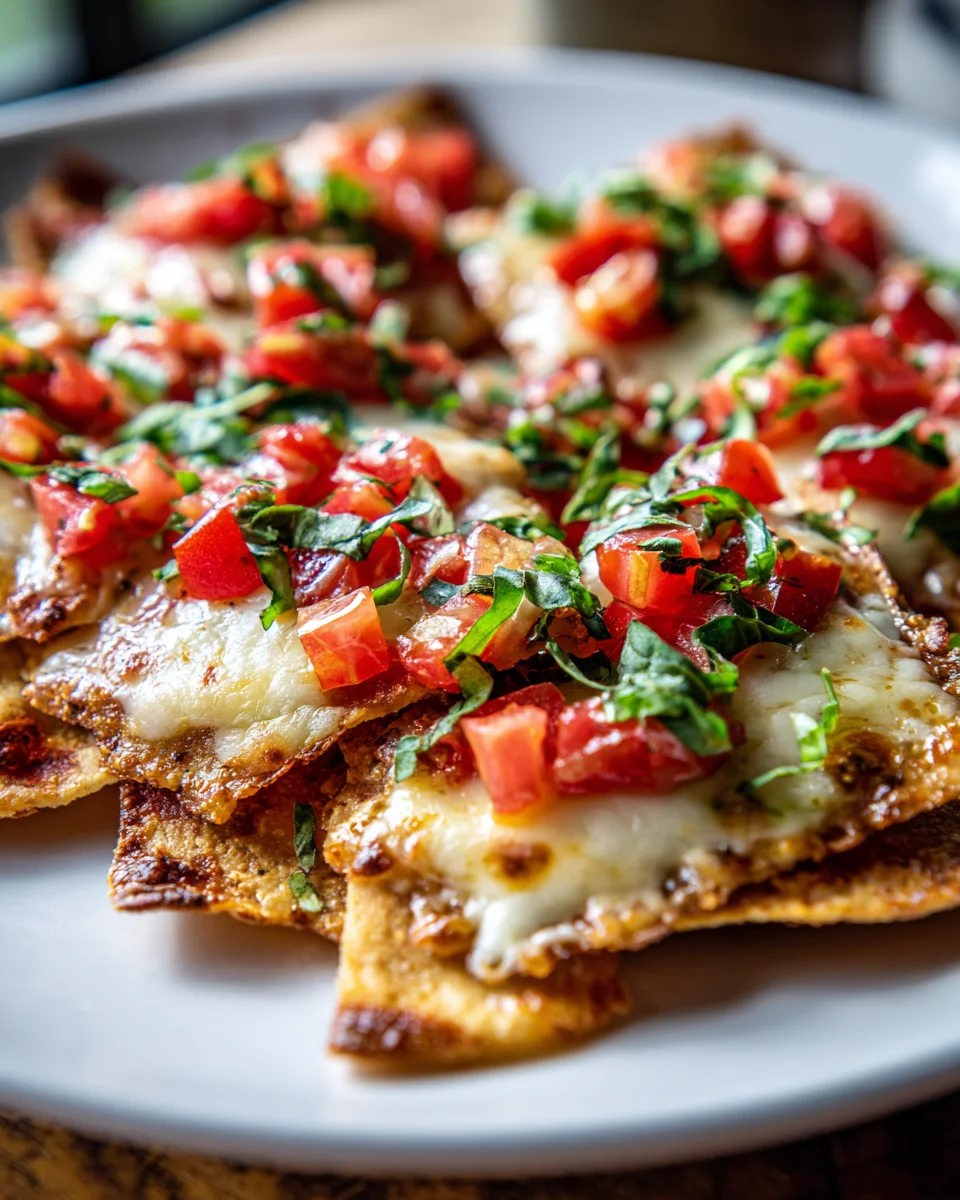 Crispy Mini Tortilla Pizza Chips: Easy Snack & Party Hit!