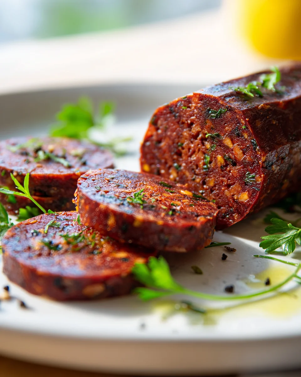 Homemade Vegan Beef Salami: Easy & Flavorful Plant Meat