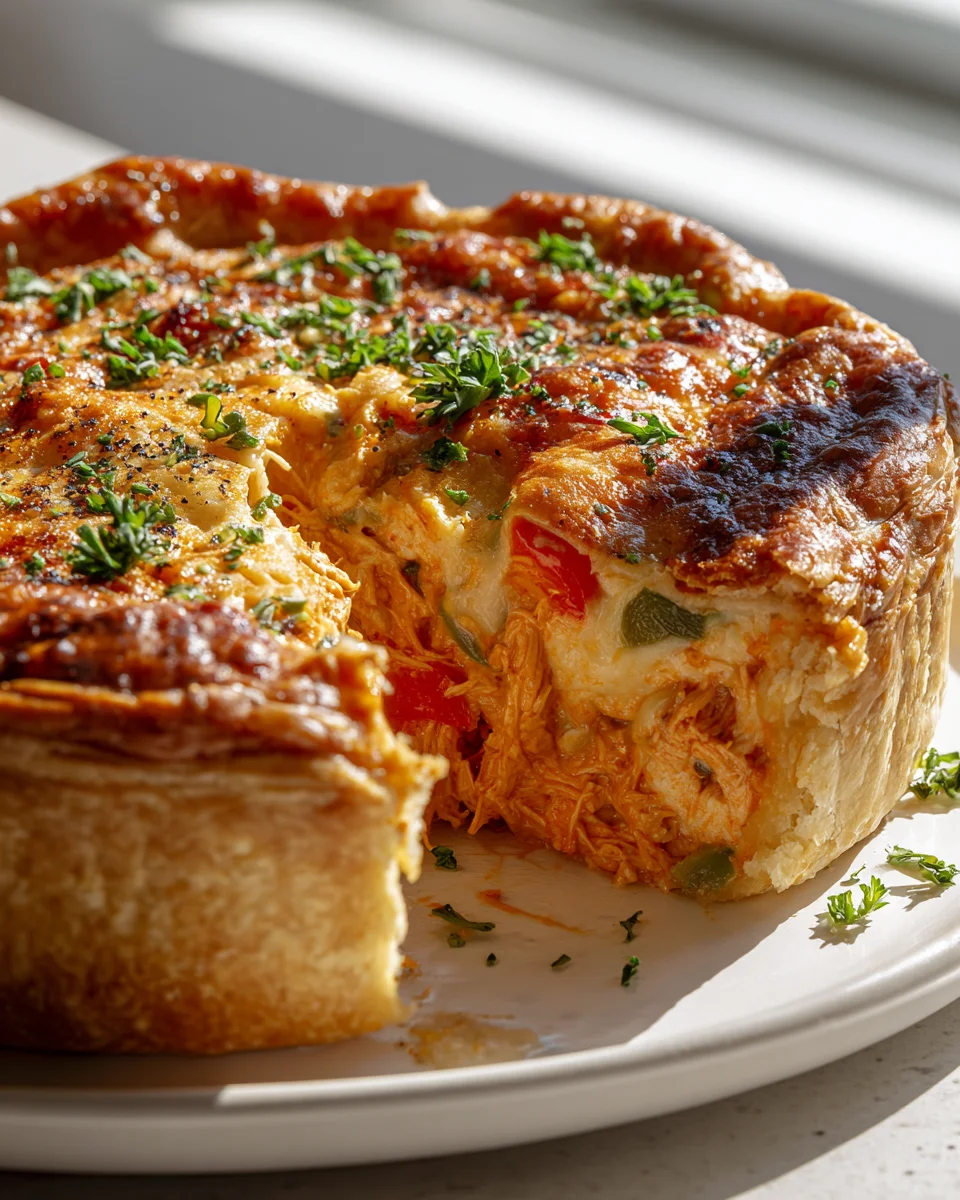Buffalo Chicken Pizza Pot Pie: Your New Favorite Comfort Food