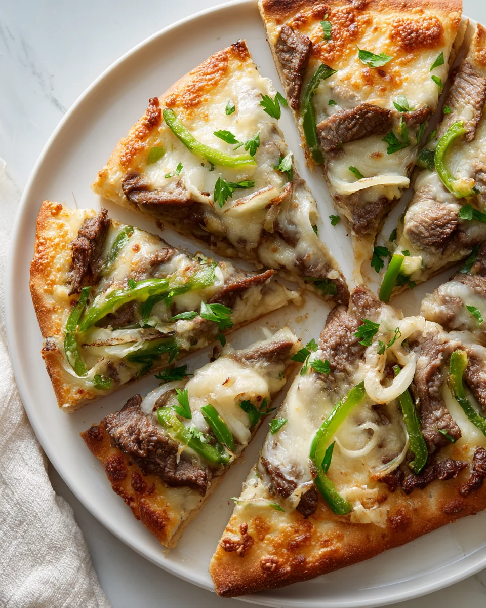 Delicious Philly Cheesesteak Flatbread Pizza Recipe to Try!