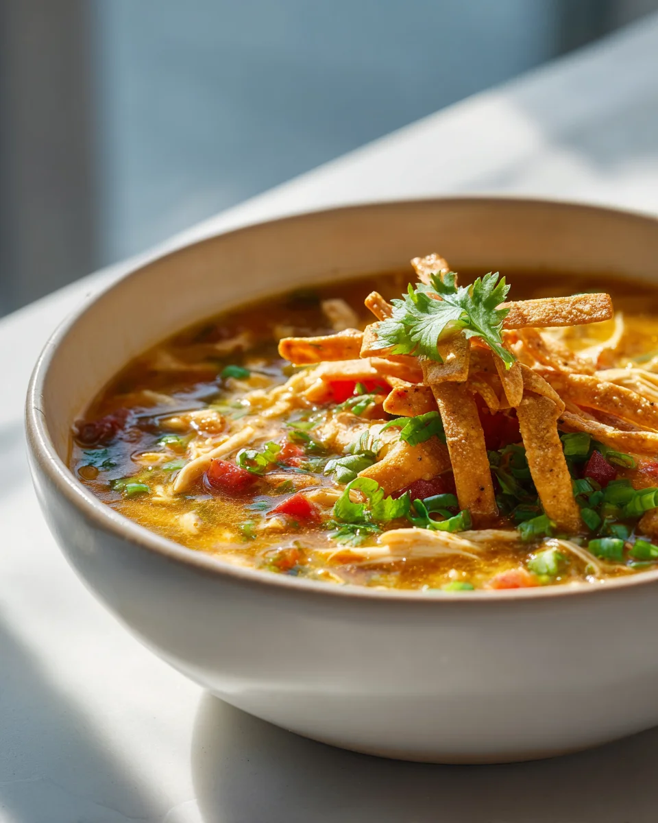 Easy Chicken Tortilla Soup Recipe – Quick & Delicious!