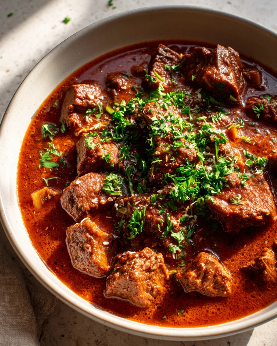 Authentic Hungarian Goulash Recipe: Tender Beef Stew