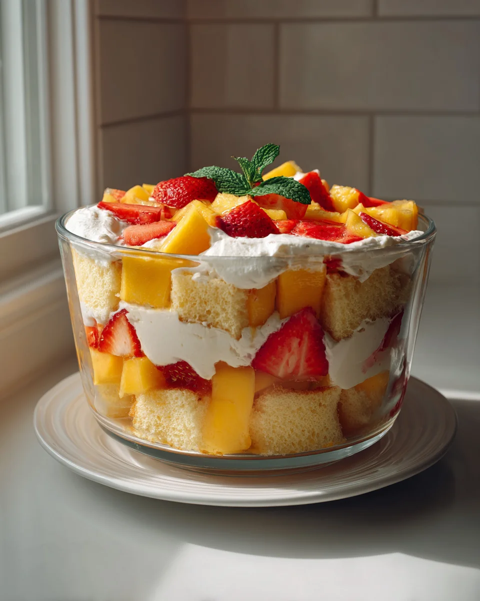 Mango Strawberry Shortcake Trifles: Easy & Delicious!