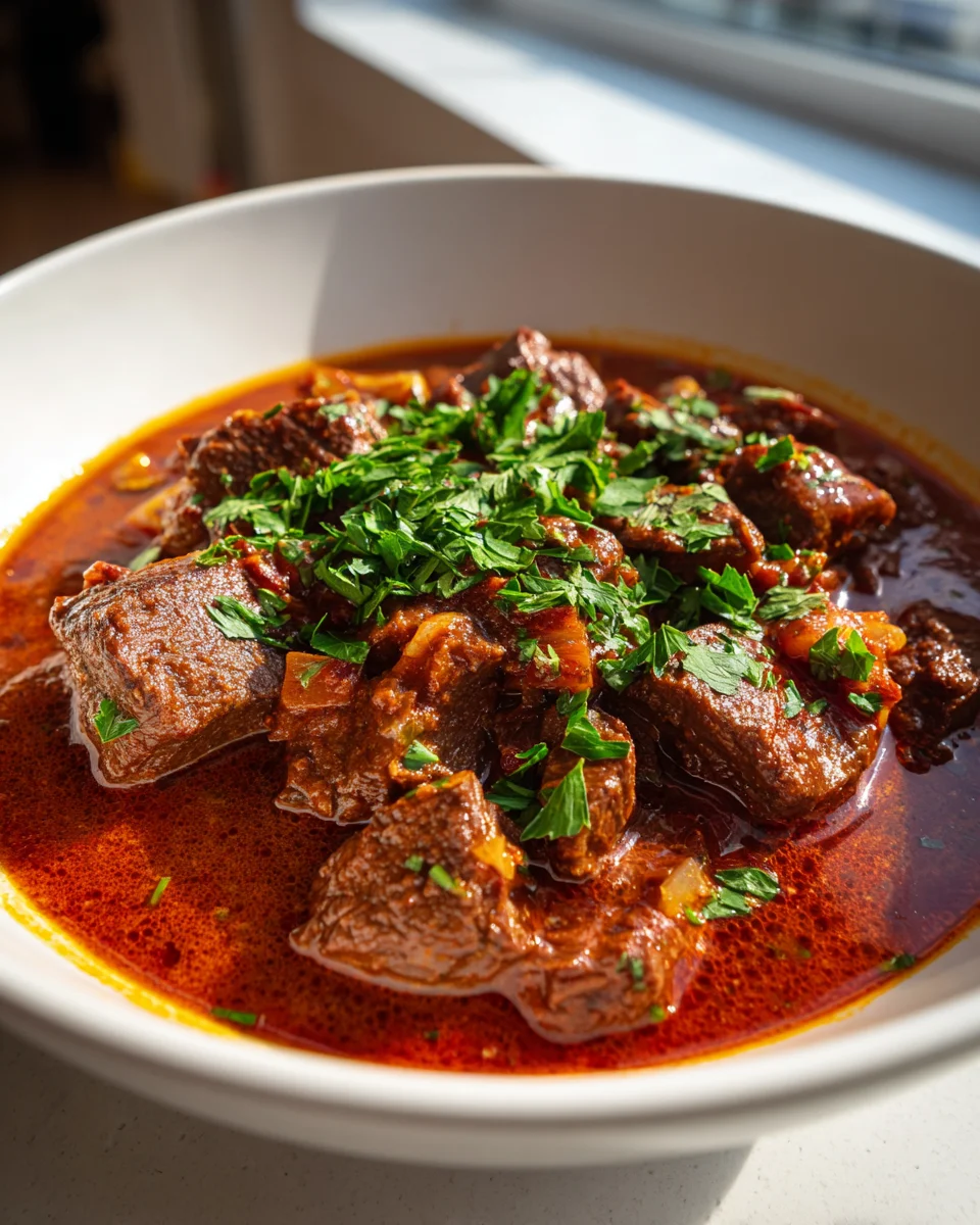 Authentic Hungarian Goulash Recipe: Tender Beef Stew