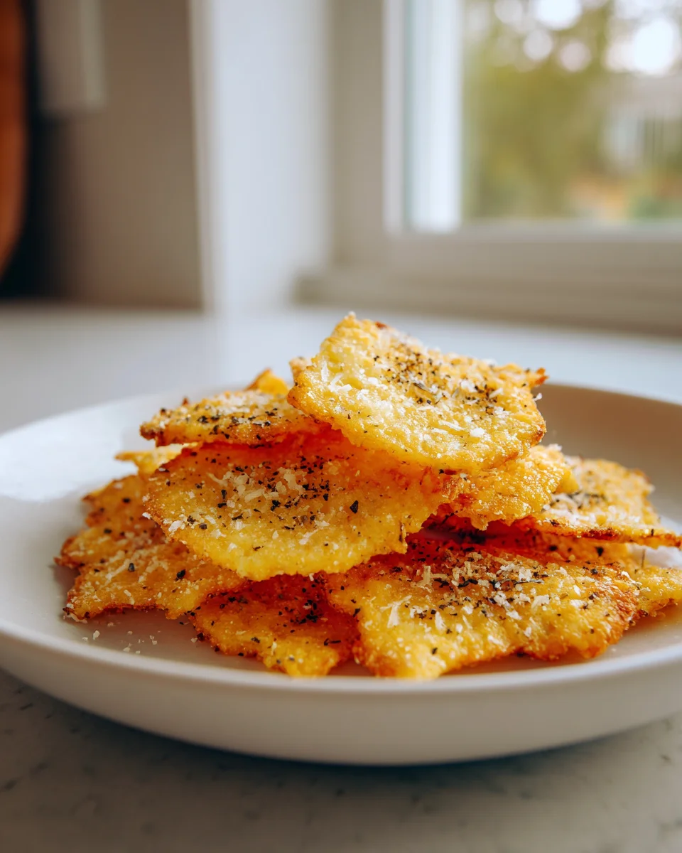 Easy & Crispy Cottage Cheese Chips: Healthy, Guilt-Free Snack!