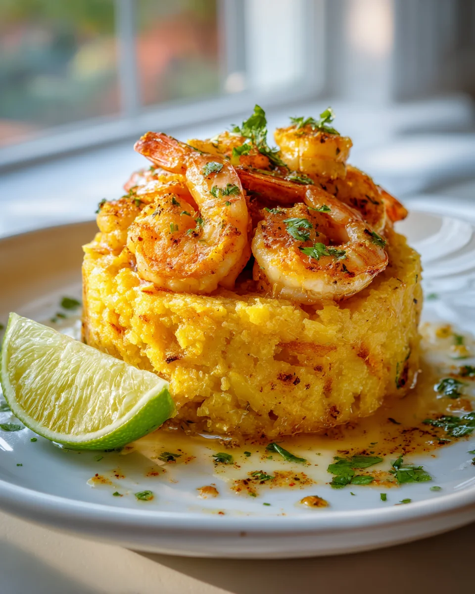 Flavor-Packed Garlic Shrimp Mofongo: A Puerto Rican Delight