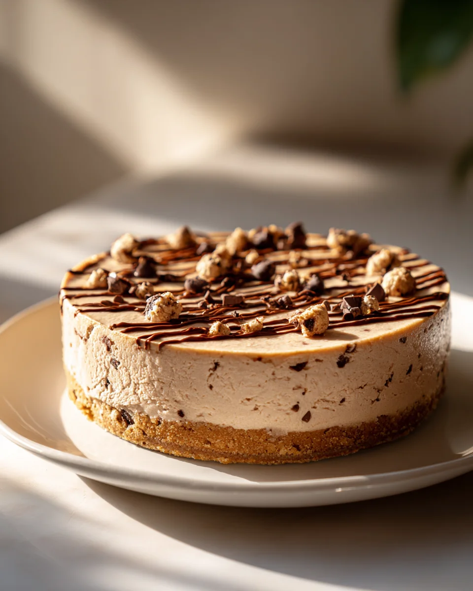 The Best No Bake Cookie Dough Cheesecake Recipe Ever