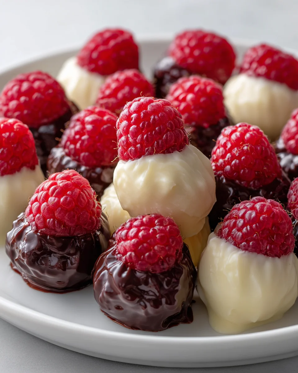 Easy Chocolate Covered Raspberries - Sweet & Simple Treat