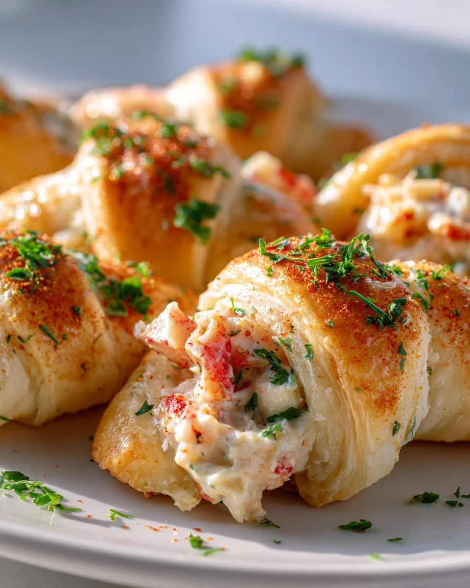 Lobster & Crab Butter Bomb Crescent Roll Bites