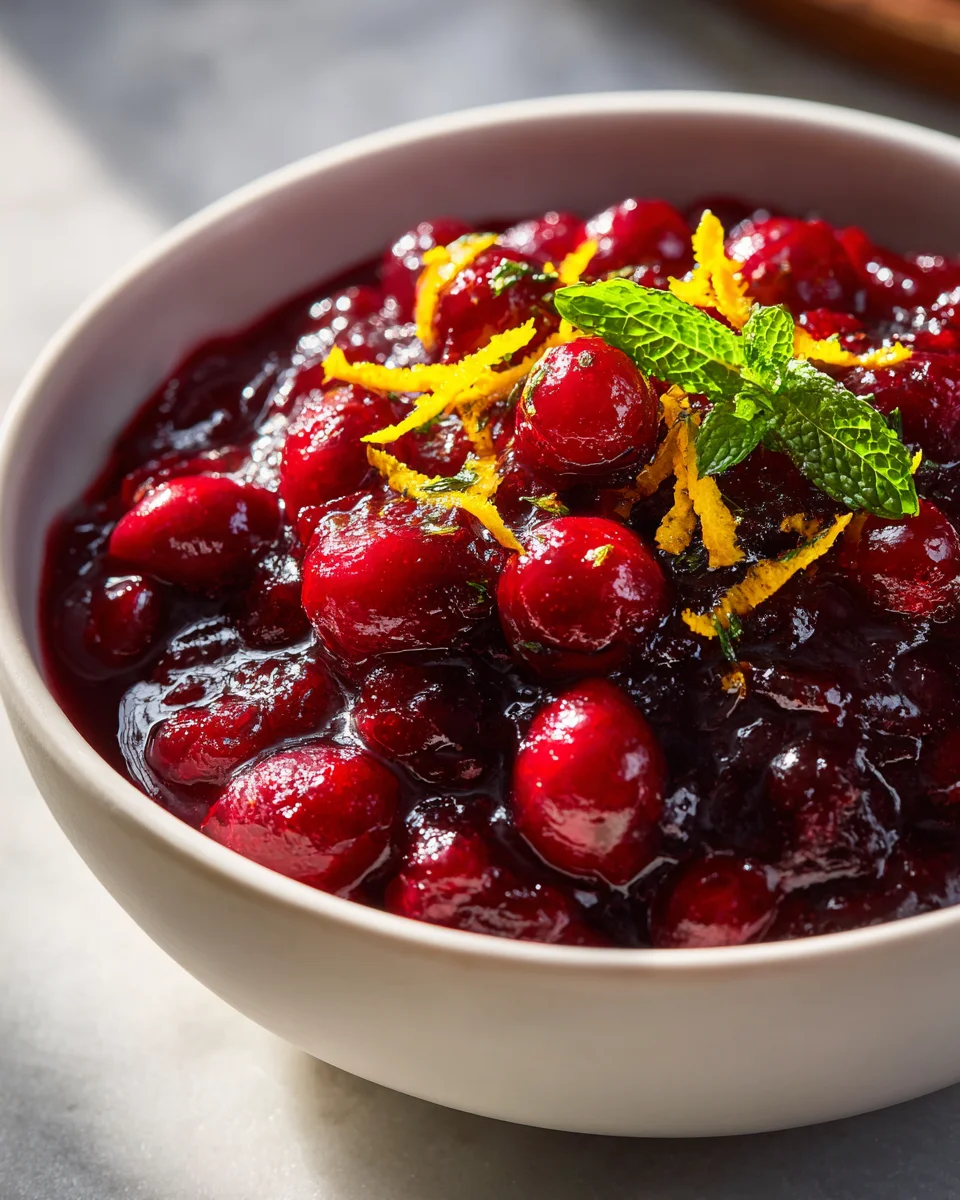Classic Cranberry Sauce Recipe: Sweet & Tangy Perfection