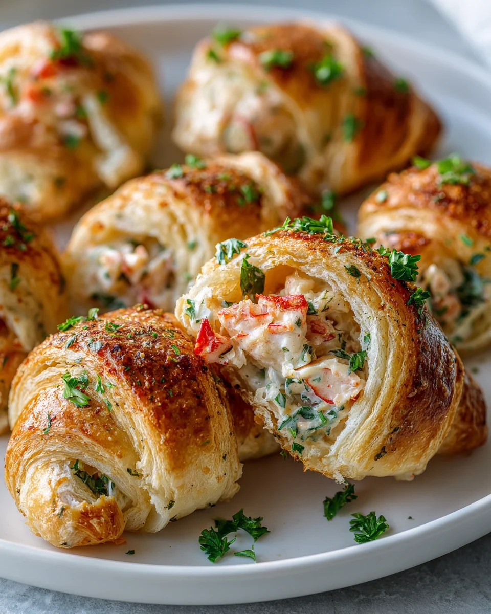Lobster & Crab Butter Bomb Crescent Roll Bites