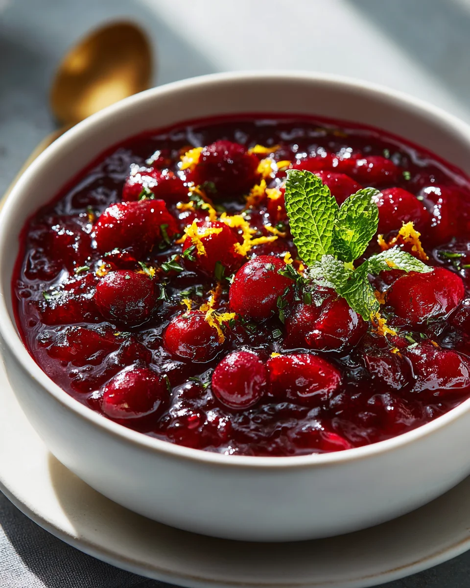 Classic Cranberry Sauce Recipe: Sweet & Tangy Perfection
