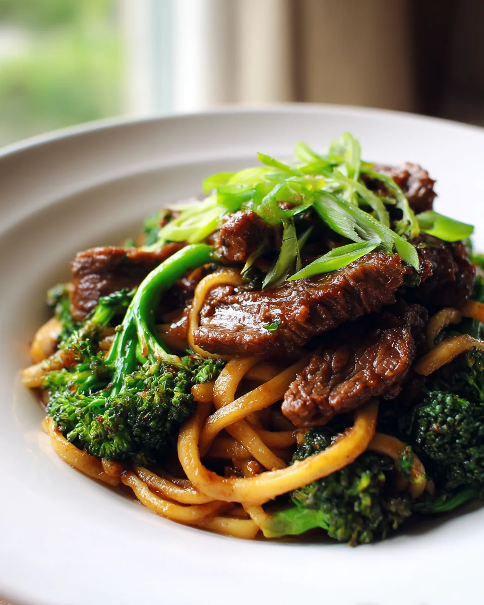 Crispy Beef Broccoli Noodles: A Delicious Chinese Delight