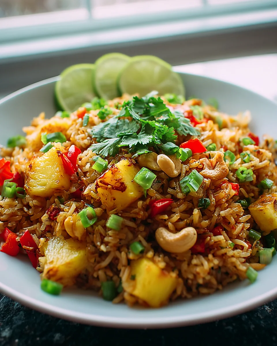 Thai Pineapple Fried Rice: Sweet & Savory Delight!