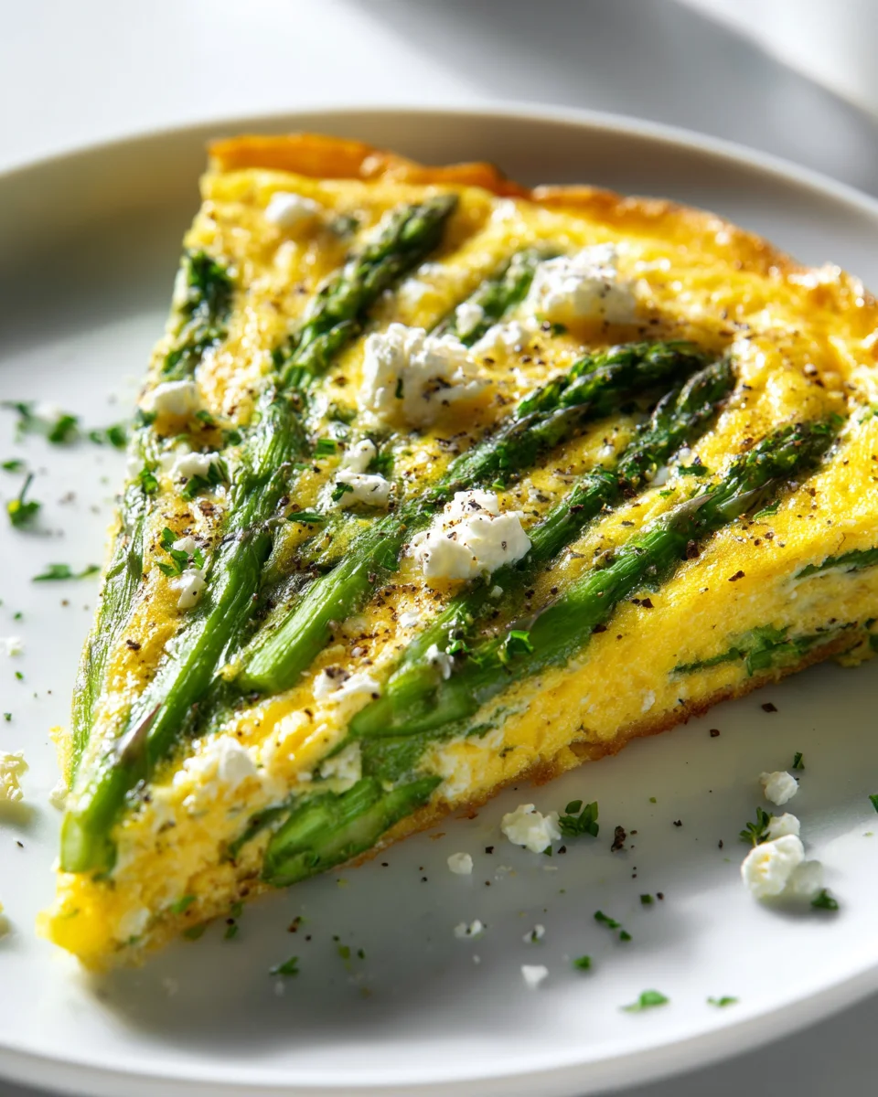 Delicious Asparagus and Goat Cheese Frittata Recipe to Try!