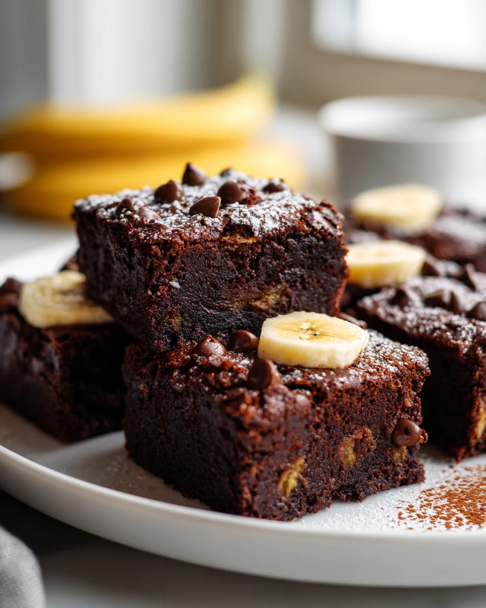 Decadent Banana Bread Brownies – A Must-Try Dessert