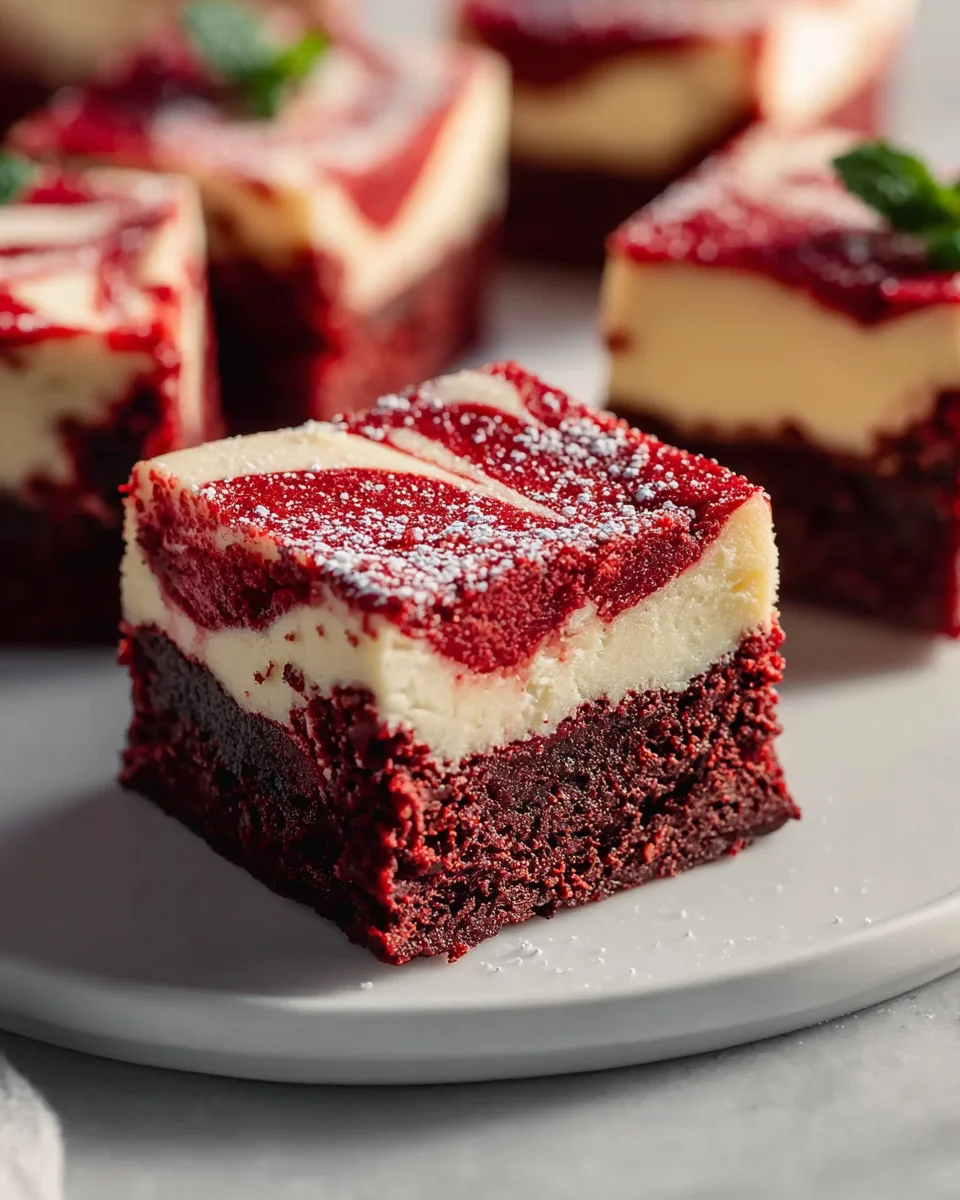 Irresistible Red Velvet Cheesecake Brownies Recipe