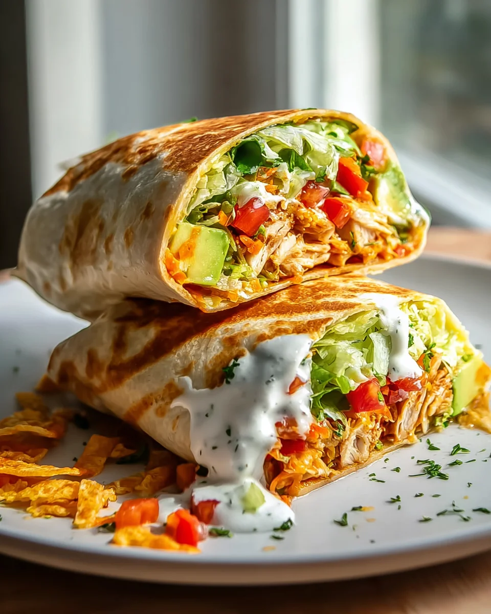 Healthy Chicken Crunch Wrap: Tasty & Nutrient-Packed Delight