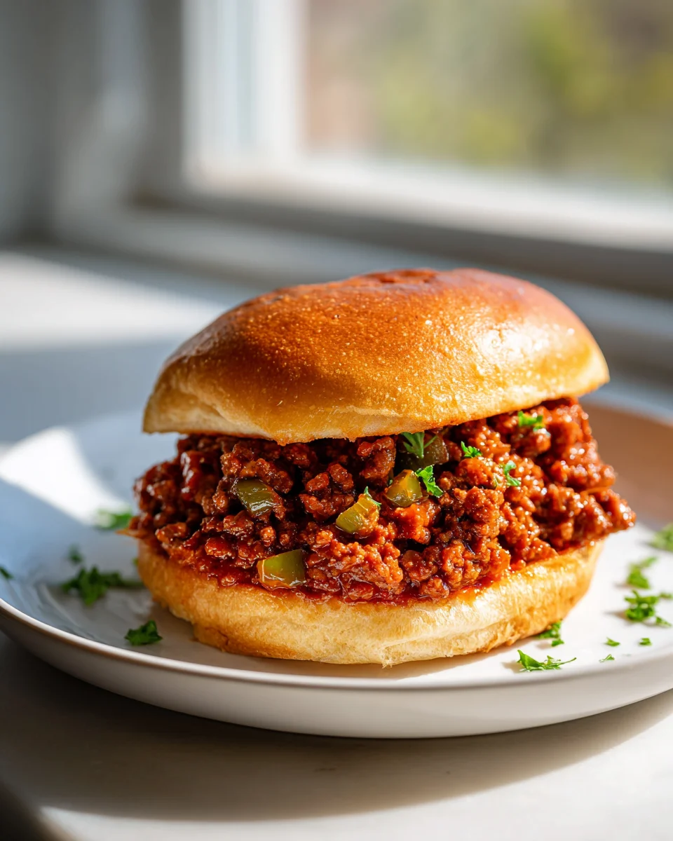 Classic Homemade Sloppy Joes: Quick & Delicious Recipe