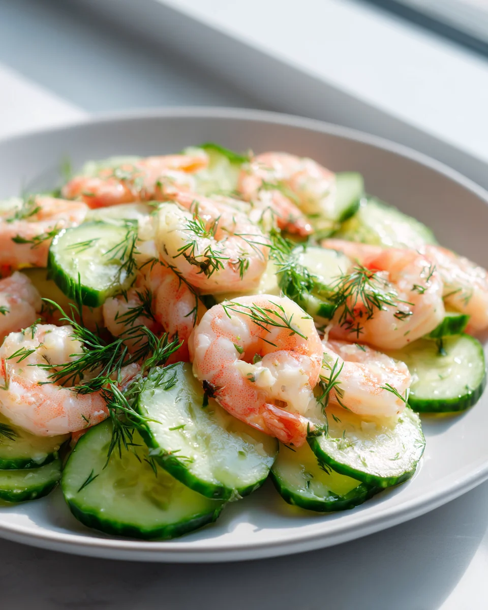 Refreshing Shrimp and Cucumber Dill Salad Recipe to Try Now