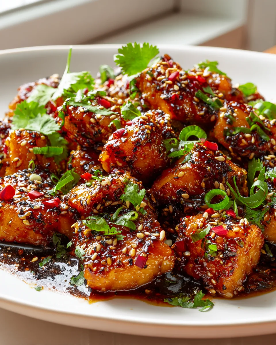 Teriyaki Chicken Bites: Easy Sesame Seed Recipe!