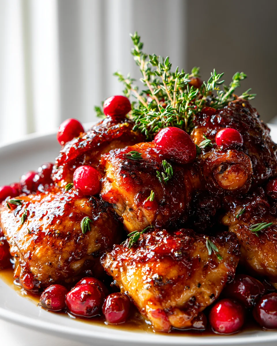 Ultimate Honey Cranberry Chicken Bake: Sweet & Savory