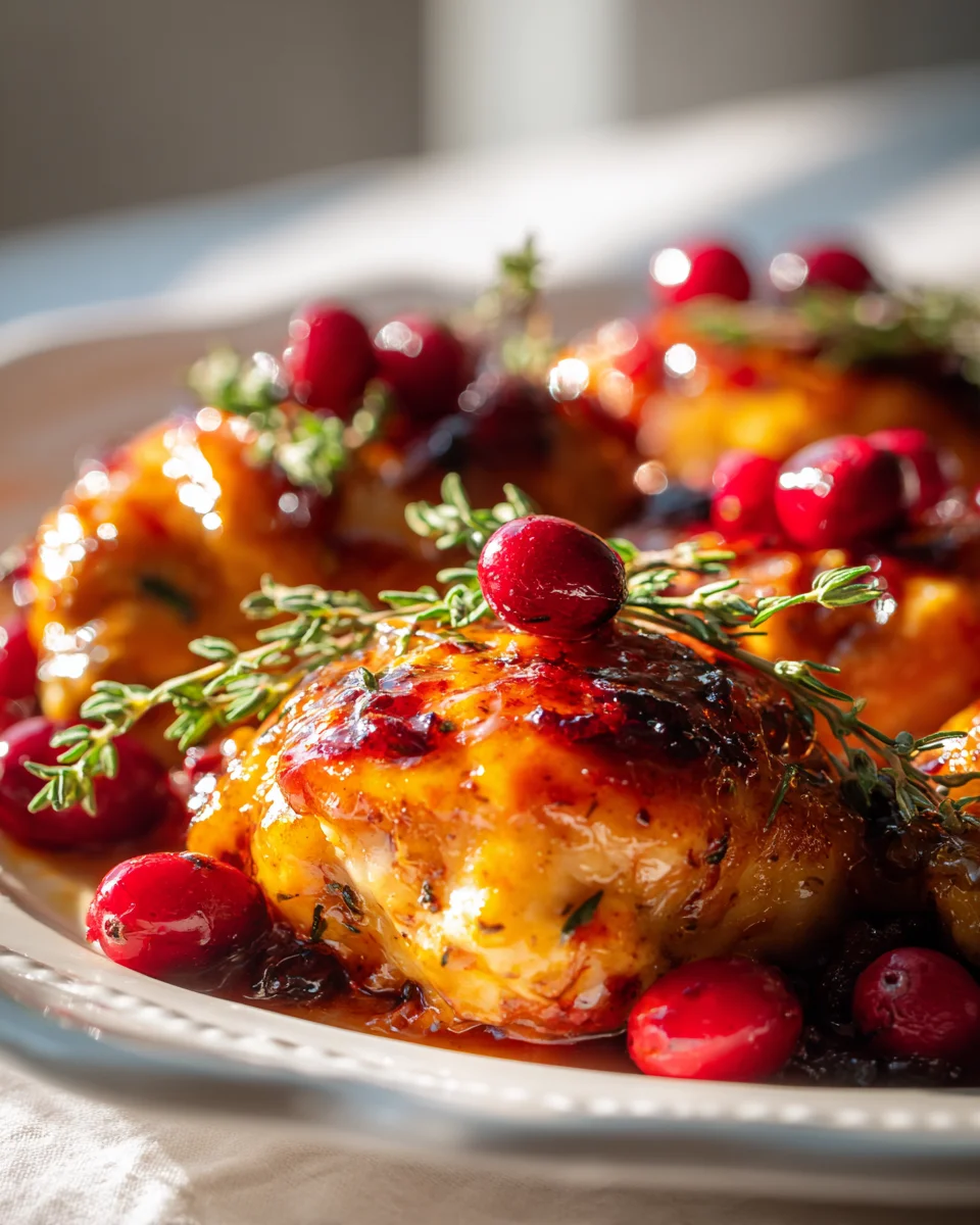 Ultimate Honey Cranberry Chicken Bake: Sweet & Savory