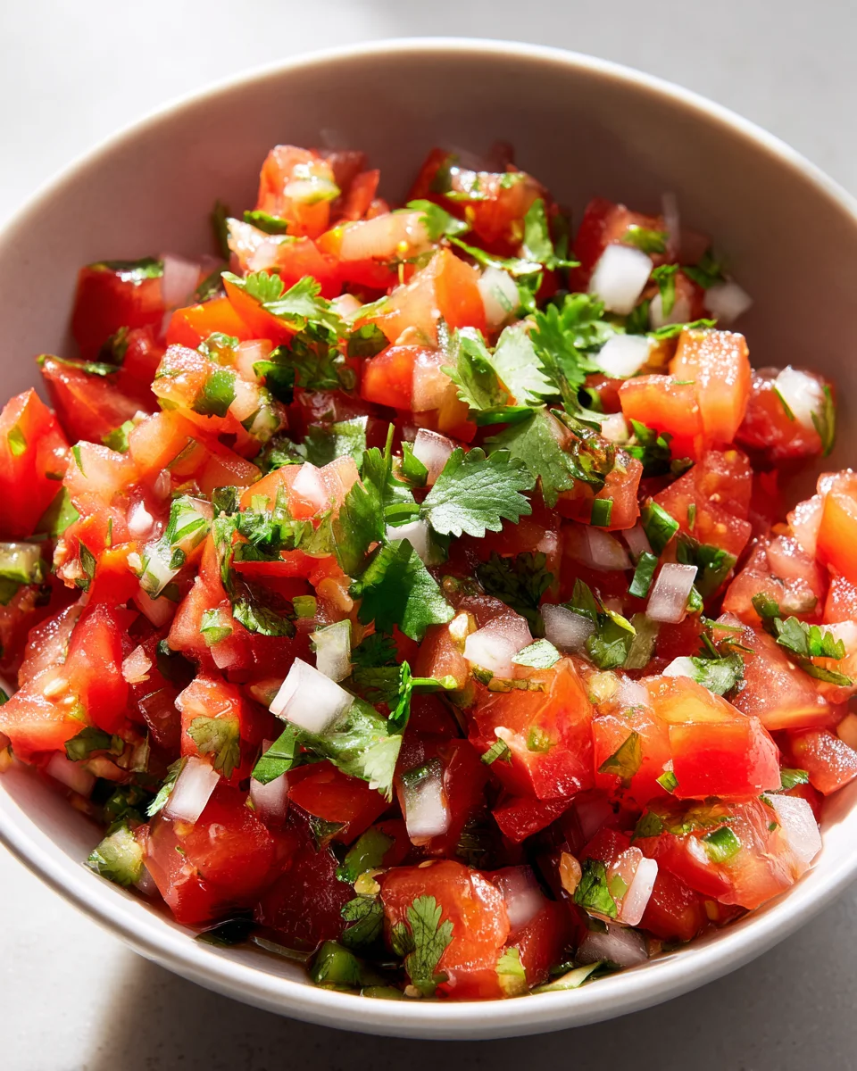 Fresh Pico De Gallo Salsa Recipe: Perfect for Any Meal!
