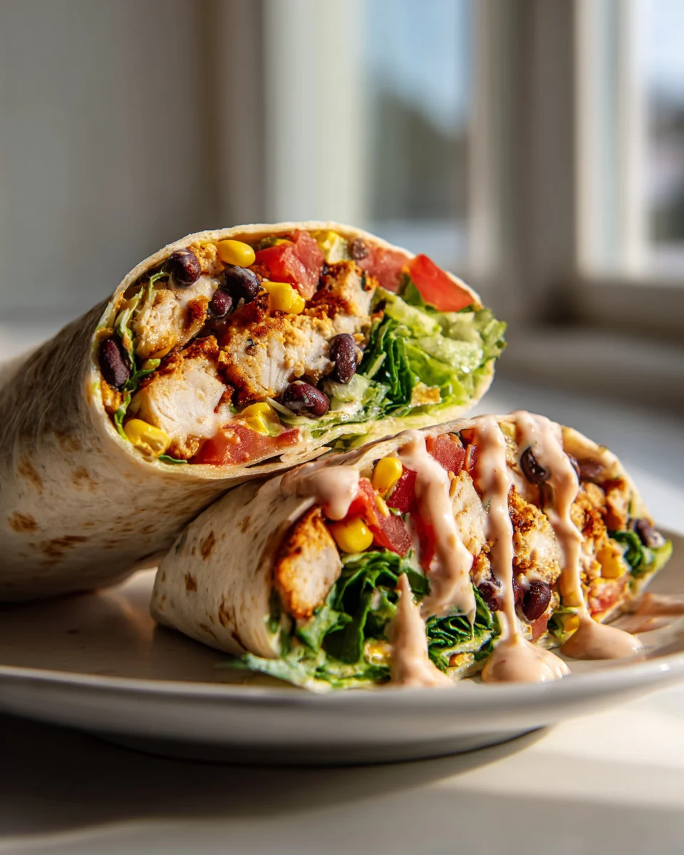 Southwest Chicken Wrap Recipe: Zesty & Easy Dinner!