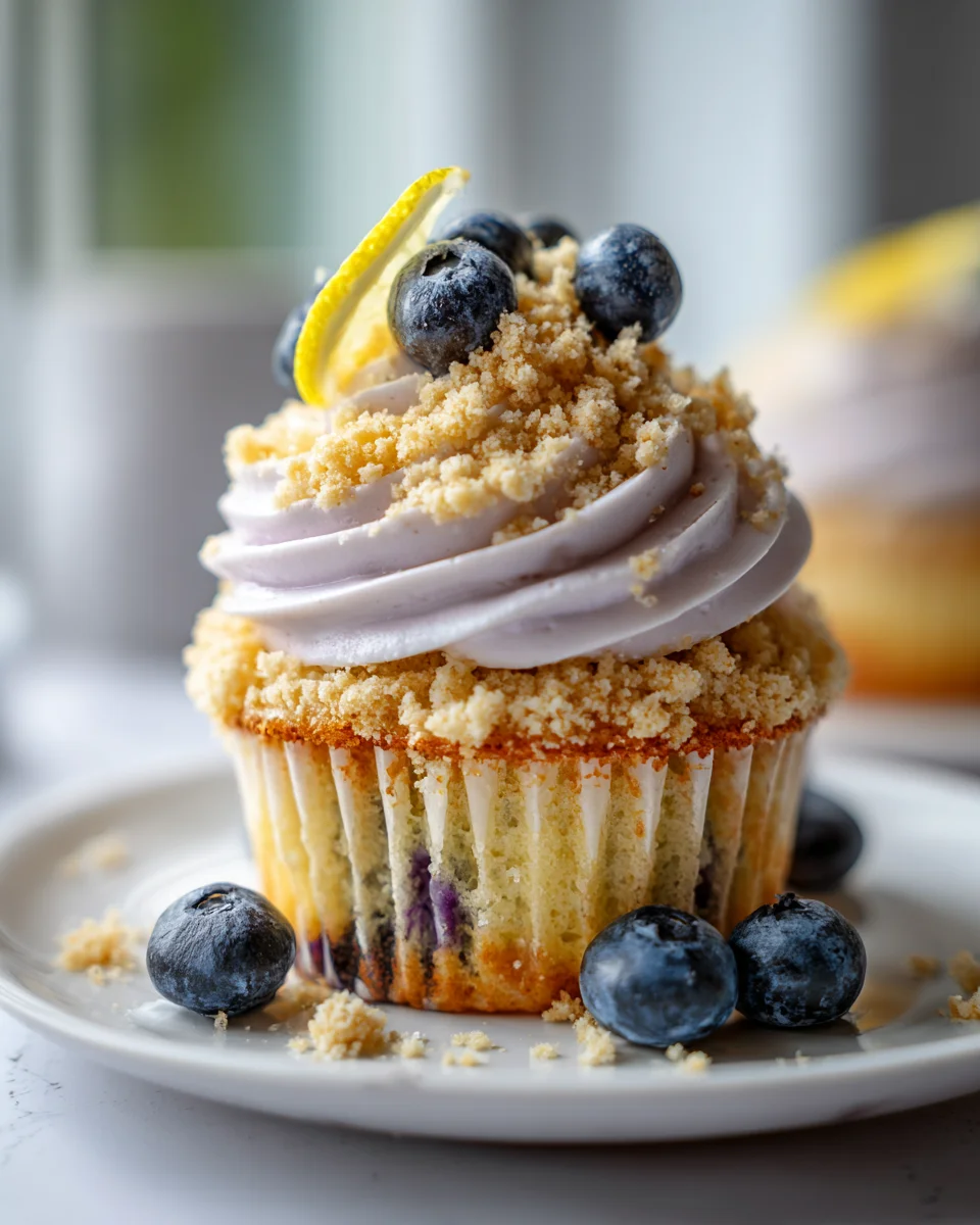 Blueberry Lemon Crumble Cupcakes: A Taste of Spring!