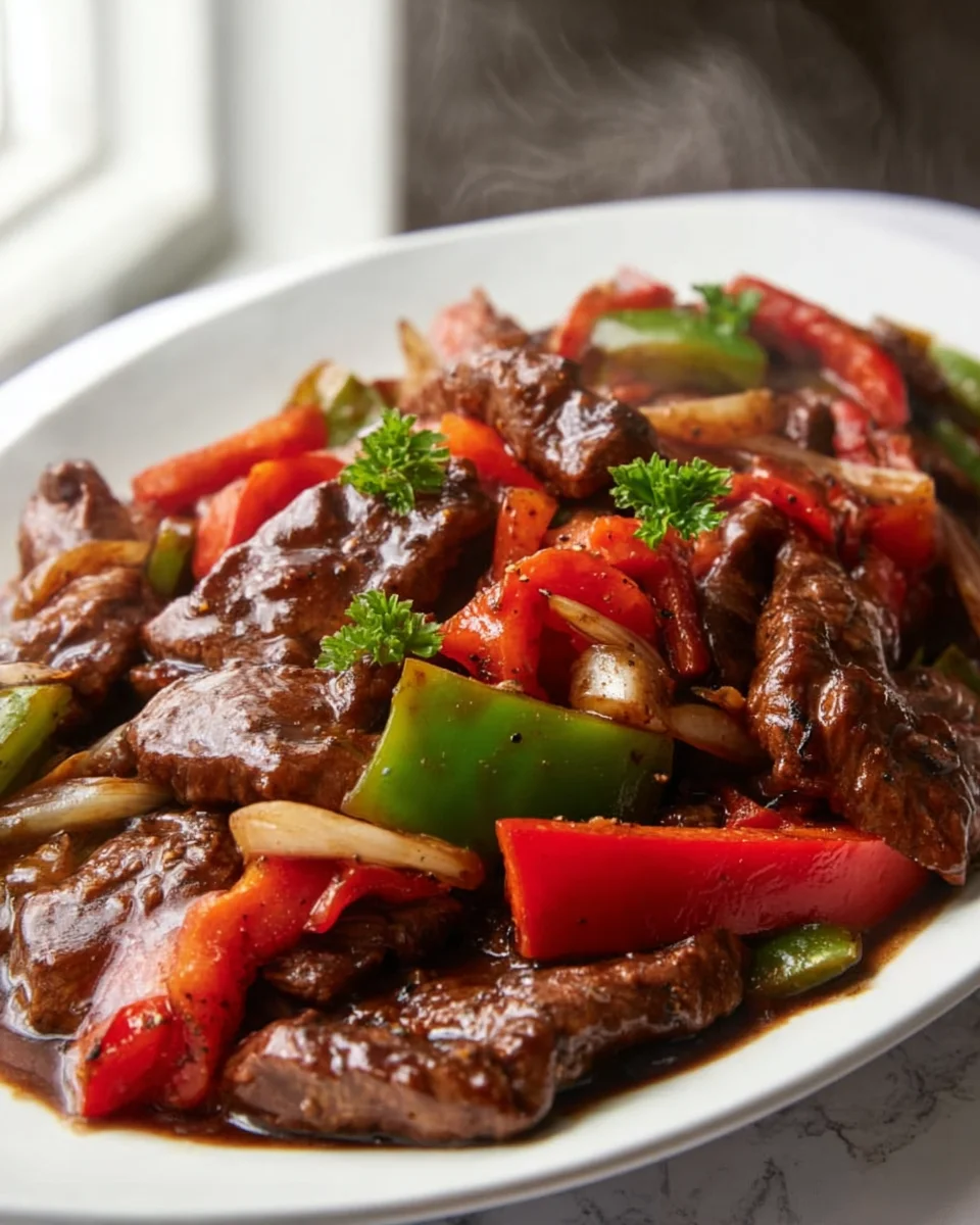 Spicy Black Pepper Beef Stir-Fry: Dinner in Min!
