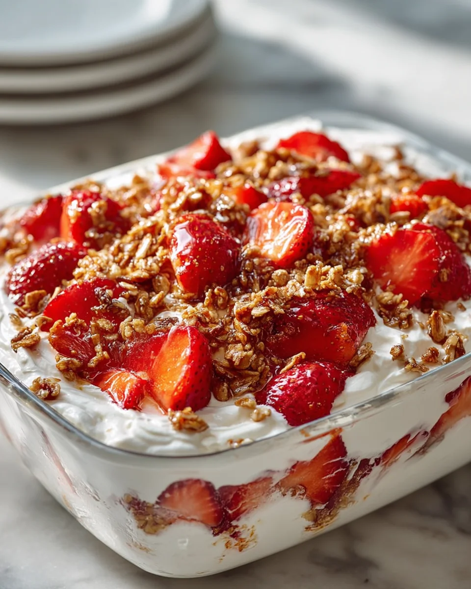 Delicious Strawberry Crackle Salad Recipe for Refreshing Flavor