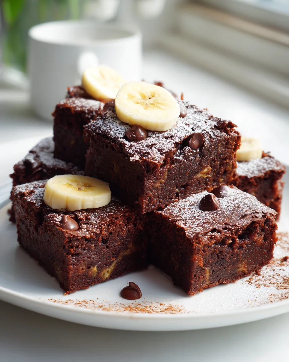 Decadent Banana Bread Brownies – A Must-Try Dessert