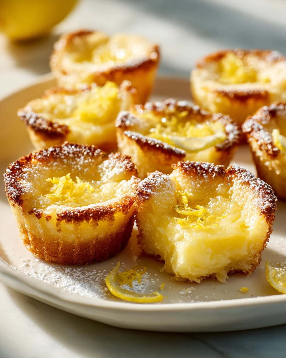 Zesty Baby Lemon Impossible Pies: Simple & Delicious Recipe