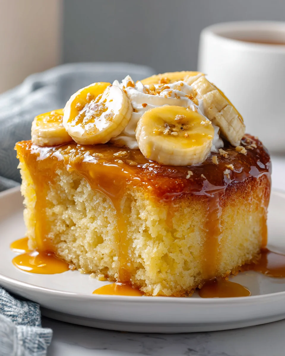 Bananas Foster Poke Cake: Easy, Decadent Dessert Recipe