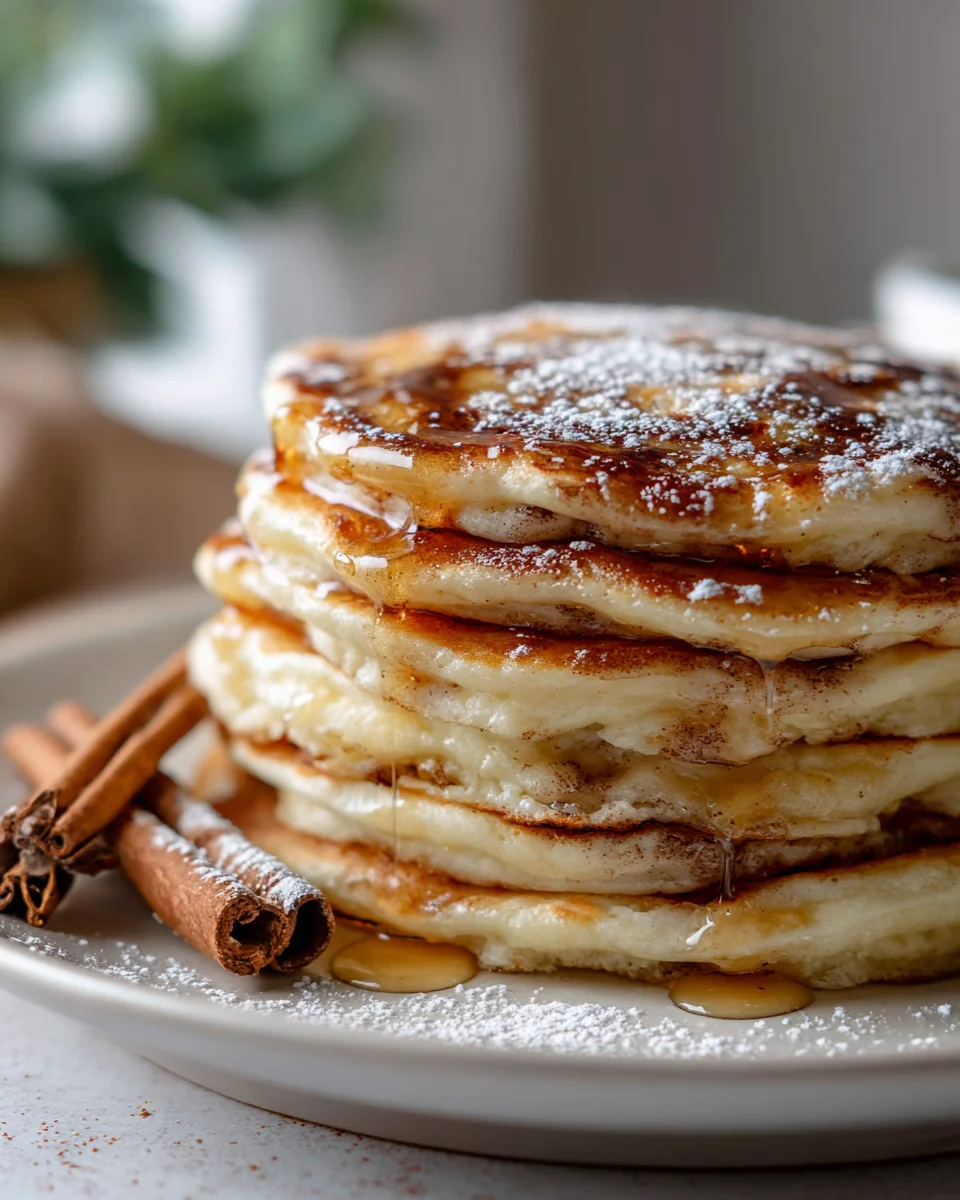 Delicious Old Fashioned Cinnamon Swirl Pancakes Recipe