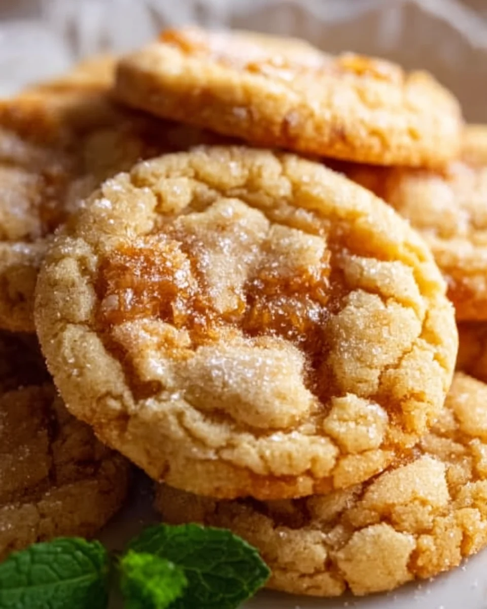Best Crinkly Crackly Butter Toffee Sugar Cookies Recipe