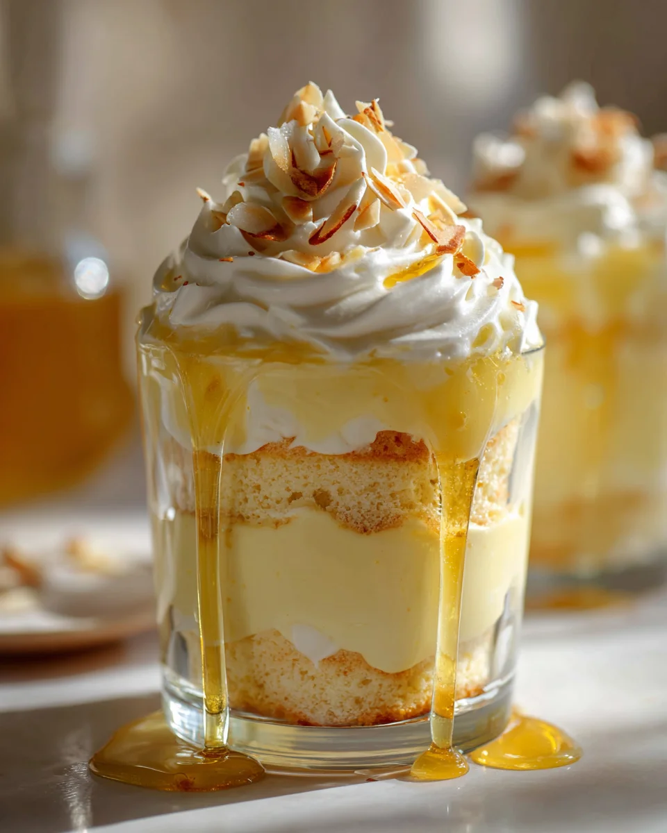 No Bake German Bee Sting Cake Cups: Easy & Delicious