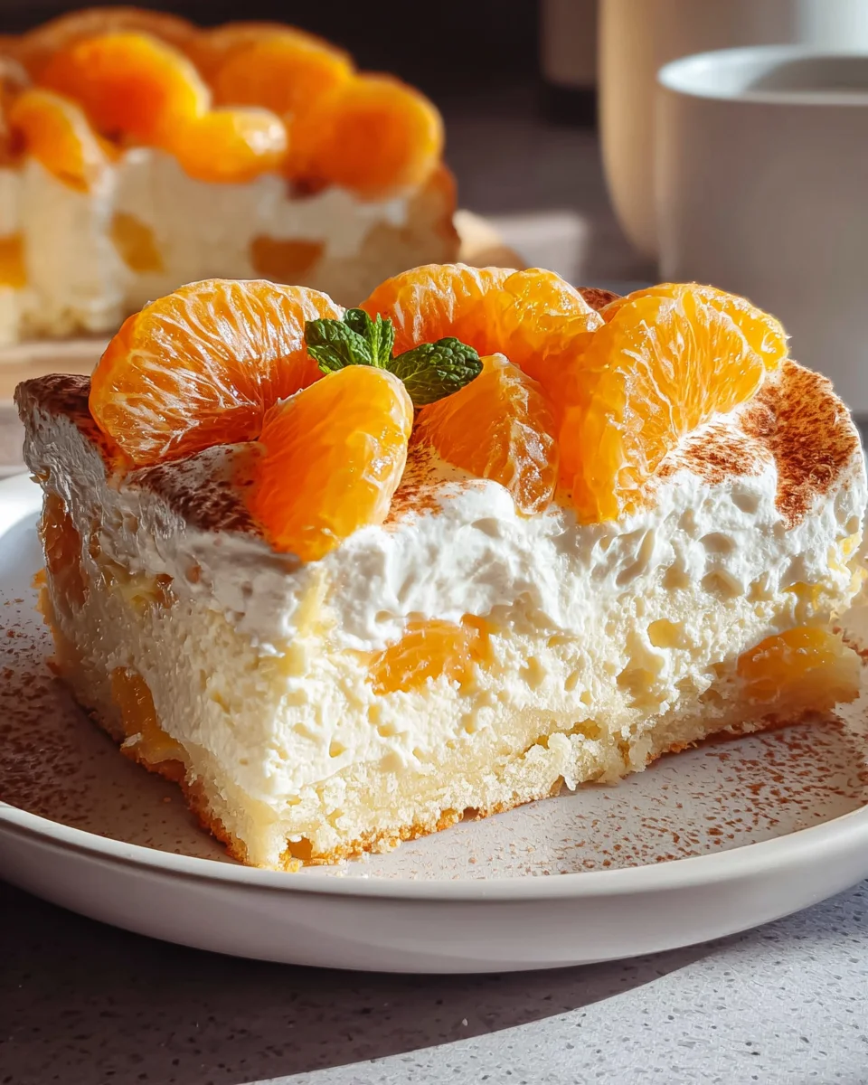 Delicious Schmandkuchen with Mandarins: Easy Sheet Cake Recipe