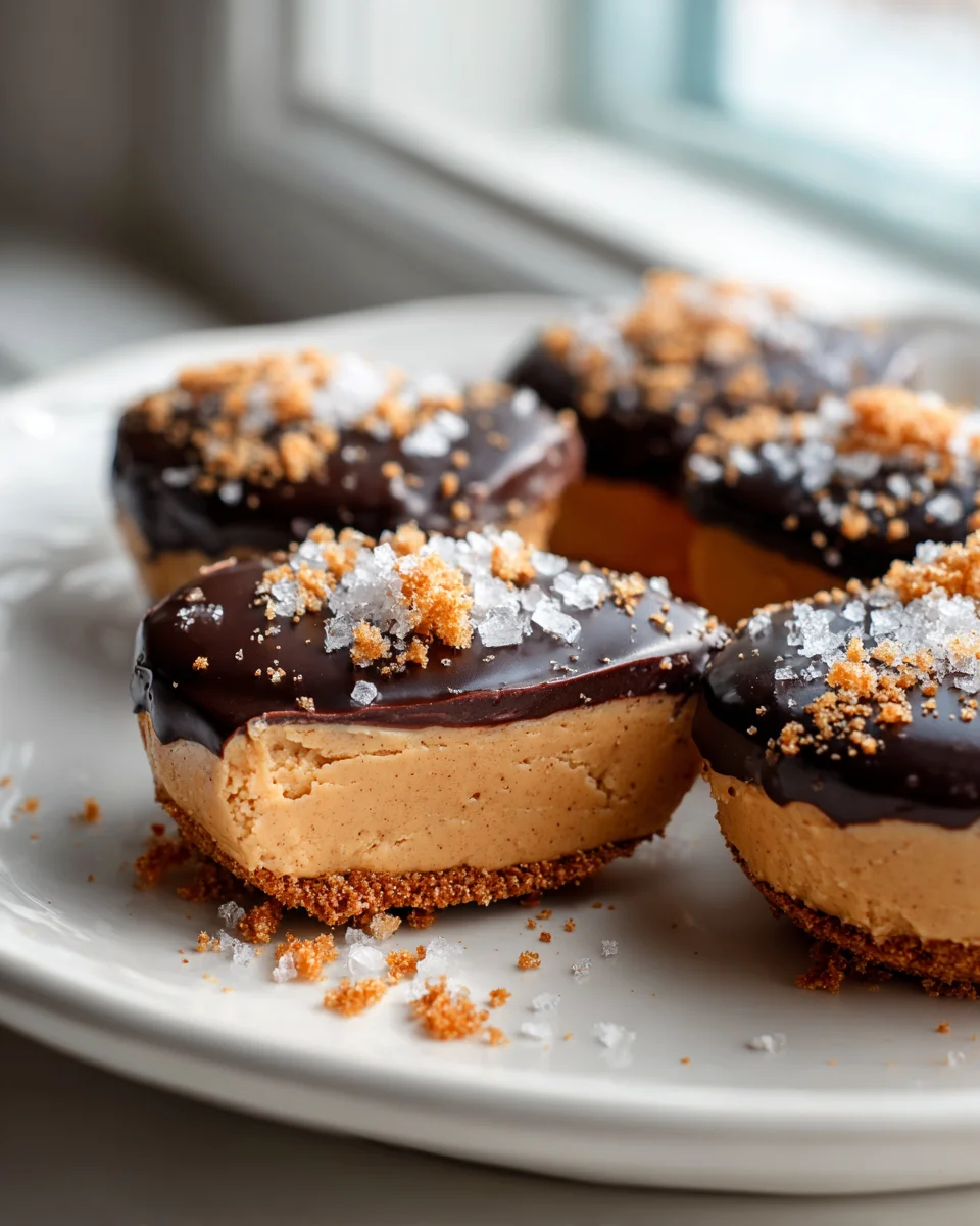 No Bake Peanut Butter Eggs with Grabeef Ham Cracker Crust!